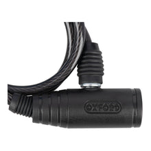 Load image into Gallery viewer, Oxford Bumper Cable Lock Smoke 6mm X 600mm