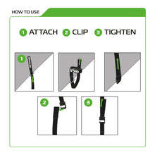 Load image into Gallery viewer, Oxford Atlas G-Hook 17mm X 2.0m Black (Pair)