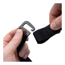 Load image into Gallery viewer, Oxford Atlas G-Hook 26mm X 1.2m Black (Pair)