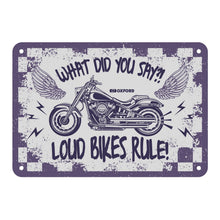 Load image into Gallery viewer, Oxford Garage Metal Sign: What Did You Say