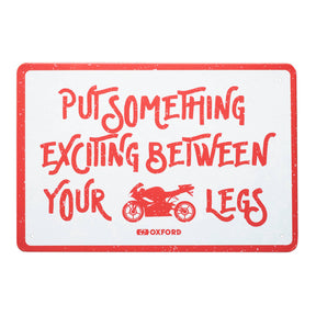 Oxford Garage Metal Sign: Exciting