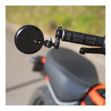 Load image into Gallery viewer, Oxford Fold Away Mirror Black 76mm Diameter