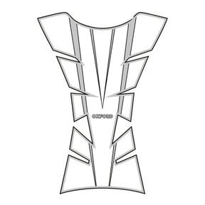 Oxford Sheer Arrow Tank Pad - Silver