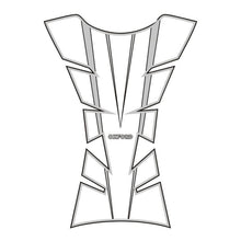 Load image into Gallery viewer, Oxford Sheer Arrow Tank Pad - Silver