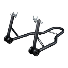 Load image into Gallery viewer, Oxford Black Rear Paddock Stand (with L &amp; U lifters)
