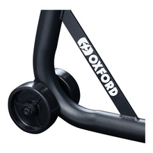 Load image into Gallery viewer, Oxford Black Rear Paddock Stand (with L &amp; U lifters)