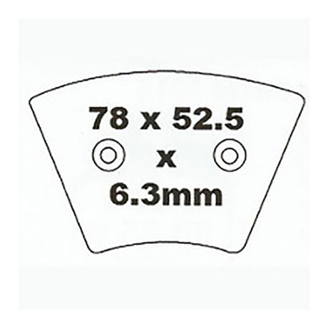 Premier Brake Pads - P Organic Standard
