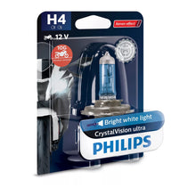 Load image into Gallery viewer, Philips Bulb H4 12342 CVU 12V 60/55W P43t-38 BW Crystal Vision
