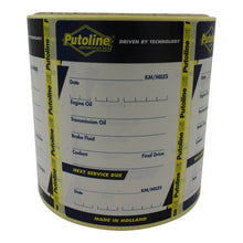 Load image into Gallery viewer, Putoline Service Reminder Label (100 Pack)