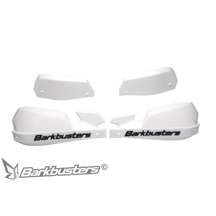 Barkbusters VPS Plastic Guards White/White