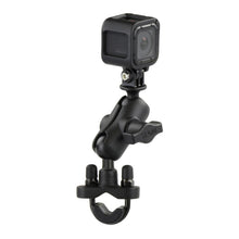 Load image into Gallery viewer, RAM Handlebar U-Bolt Double Ball Mount with Action Camera Adapter