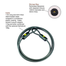 Load image into Gallery viewer, Rocky Creek GearLok Double Loop Cable 150cm