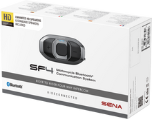 Load image into Gallery viewer, Sena SF4 Single Pack Motorcycle Bluetooth Headset