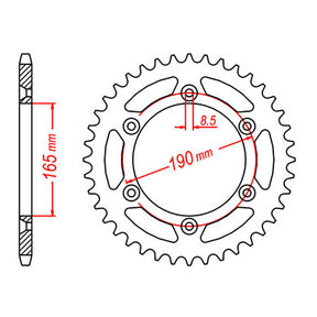 MTX 896 Steel Rear Sprocket #520 (11-KM2)