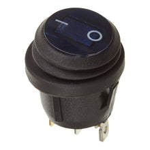 Load image into Gallery viewer, WHITES 12V ROCKER SWITCH ON-OFF BLU WATERPROOF ROUND