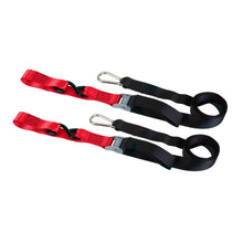 Load image into Gallery viewer, Whites Tie Downs 1 1/2in x 6ft - Black / Red