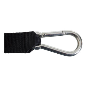 Whites Tie Downs 1 1/2in x 6ft - Black / Red
