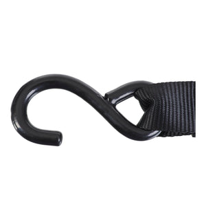 Whites Tie Downs 1 1/2in x 6ft - Black / Red