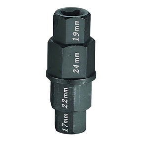 WHITES 4-IN-1 HEX AXLE TOOL 17 19 22 24mm CrMo