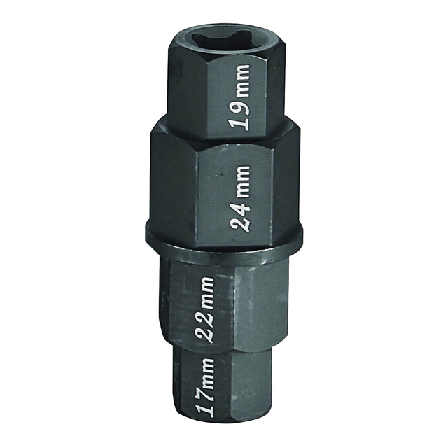 WHITES 4-IN-1 HEX AXLE TOOL 17 19 22 24mm CrMo