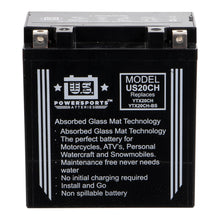 Load image into Gallery viewer, USPS AGM Battery - US20CH