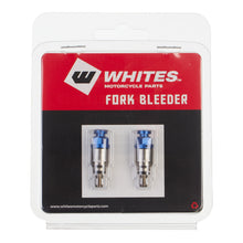Load image into Gallery viewer, Whites Fork Bleeder Valve - M5 x 0.8 (Blue)