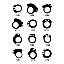 Load image into Gallery viewer, Whites Lock On Grips - Half Waffle - Orange (with 6 Cams)