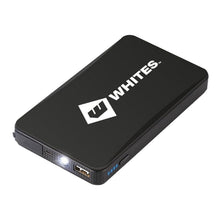Load image into Gallery viewer, Whites Lithium Jump Starter &amp; Power Bank 138mm x 75mm x 17mm