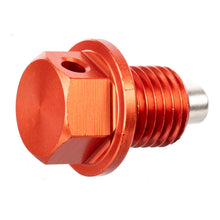 Load image into Gallery viewer, Whites Magnetic Sump Plug M12 x 12 x 1.5 - Orange