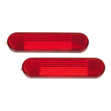 Load image into Gallery viewer, WHITES REFLECTORS -OVAL 95MM X 22MM - PAIR