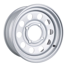 Load image into Gallery viewer, Whites ATV/UTV Steel Rim 14x6 Can-Am Front 4/137 +13 - Silver