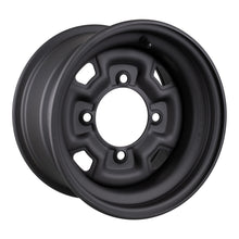 Load image into Gallery viewer, Whites ATV/UTV Steel Rim 12x7 Can-Am Front &amp; Rear 4/137 +12.7 - Black