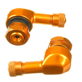WHITES 90 DEGREE ALLOY VALVE 11.3MM - GLD (PAIR)