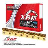 XAM Sprocket Kit Suzuki DR650 '96-'16 (525) X-Ring Gold 15/41