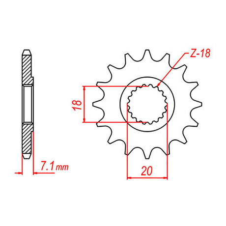 XAM Sprocket Kit Suzuki RMZ250 '10-'12 X-Ring 13/49