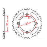 XAM Sprocket Kit Yamaha YZ85 BW '02-'18 14/52