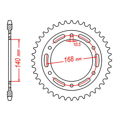 XAM Sprocket Kit BMW F800GS Adventure '13-'18 - 525AX 16/42