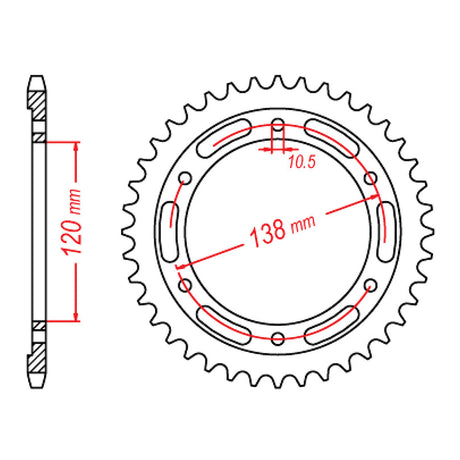 XAM Sprocket Kit Honda CBR250R '11- X-Ring 14/38