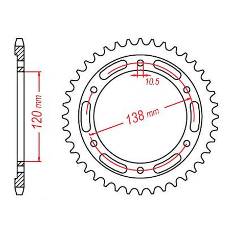 XAM Sprocket Kit Honda CBR300R '14-'16 X-Ring 14/36