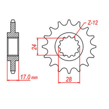 Load image into Gallery viewer, XAM Sprocket Kit Honda CB600F Hornet '-06 X-Ring Gold 15/42