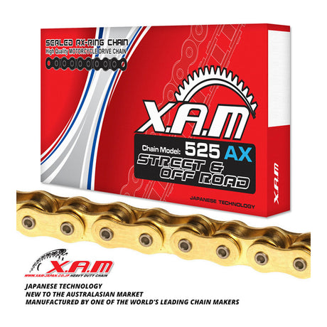 XAM Sprocket Kit HYOSUNG GT650 /GT650R X-Ring Gold 15/44