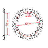 XAM Sprocket Kit Triumph Speed Triple 1050i '05-'11 X-Ring Gold 18/42