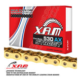 XAM Sprocket Kit Triumph Speed Triple 1050i '05-'11 X-Ring Gold 18/42