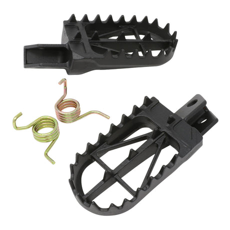 Zeta Wide Chromoly Mid Foot Pegs - Honda XR250 Motard / Baja / XR250R / XR400R