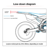 Zeta RSL Low Down Link -27mm - KTM SX / SX-F / XC / XC-F ('23-) - Orange