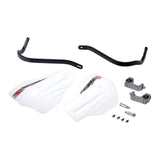 Zeta Armour XC-Pro Handguard Kit for 28.6mm Handlebars with U-Clamp - Black / Wh
