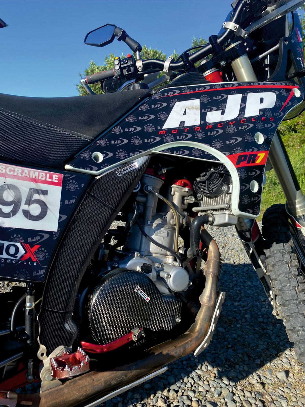 AJP PR7 Frame Guards Carbon Protectors Set