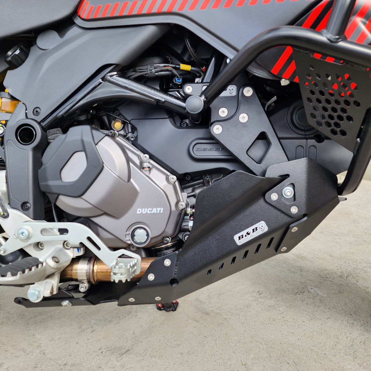 Bash Plate- Ducati Desert X 2022 – 2024 to suit Hepco and Becker