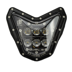 Dual.6  Headlight for Sherco 2024+ Black