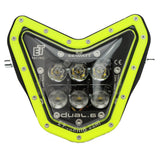 Dual.6  Headlight for Sherco 2024+ Fluro